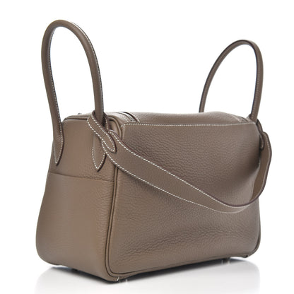 Hermes Taurillon Clemence Lindy 26 Etoupe 3 of 10