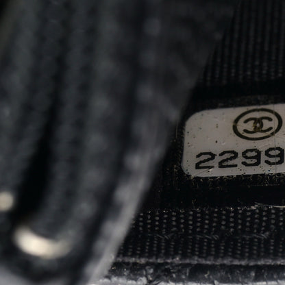 Chanel Caviar Quilted Boy Wallet On Chain WOC Black 7 of 9