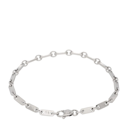 Cartier 18K White Gold 3.5mm Fidelity Link Bracelet 2 of 4