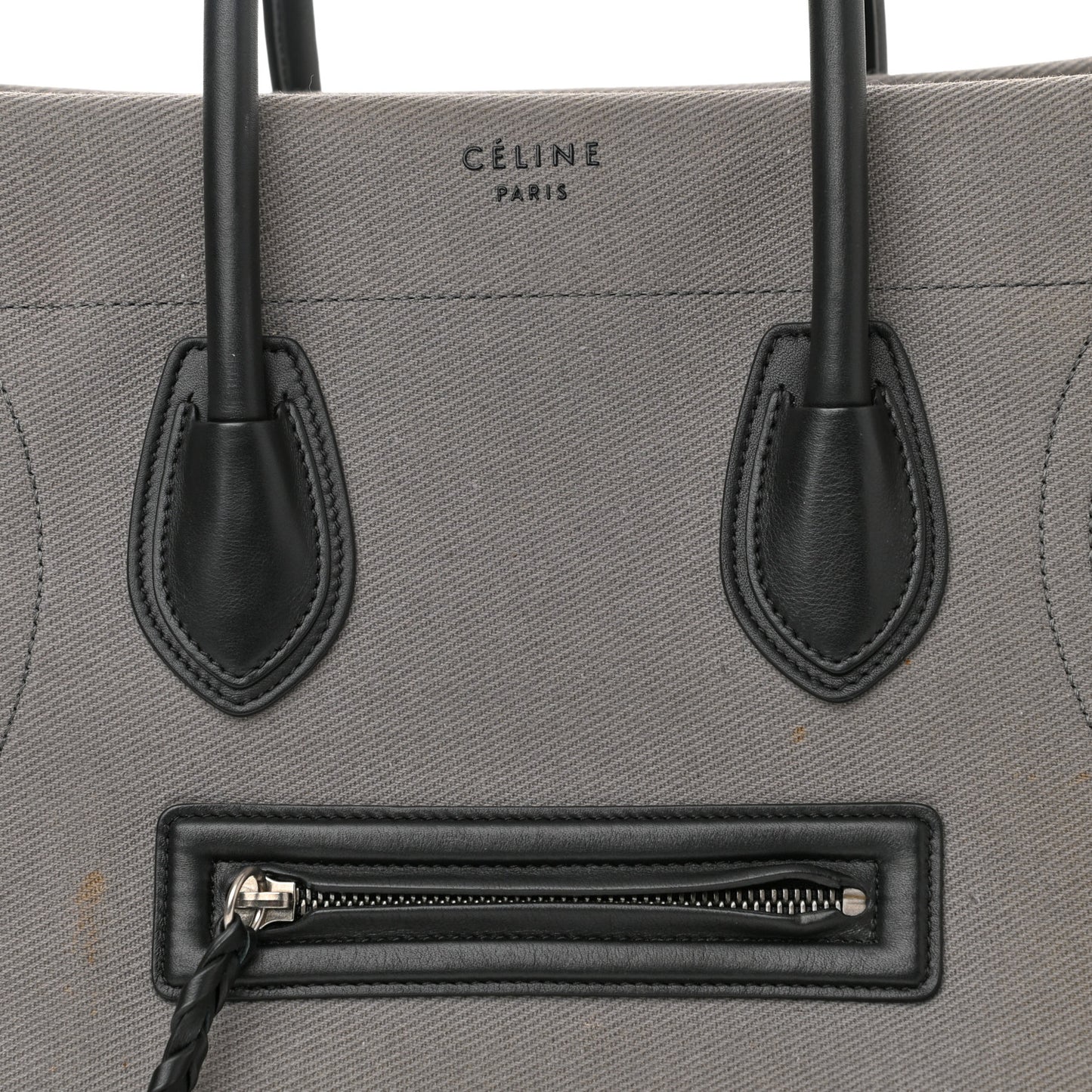 Cotton Canvas Medium Phantom Luggage Grey