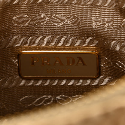 Prada Yarn Raffia Effect Crochet Re-Edition 2005 Shoulder Bag Naturale 6 of 9