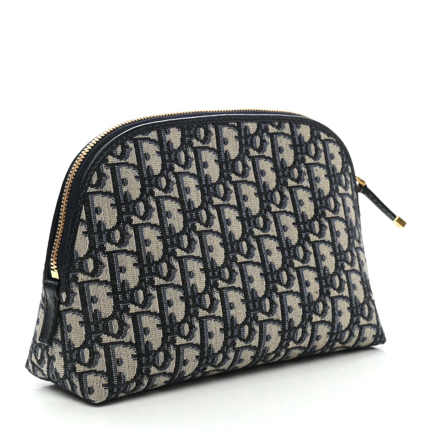 Christian Dior Oblique 30 Montaigne Cosmetic Pouch Blue 3 of 8