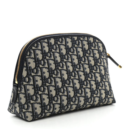Christian Dior Oblique 30 Montaigne Cosmetic Pouch Blue 3 of 8
