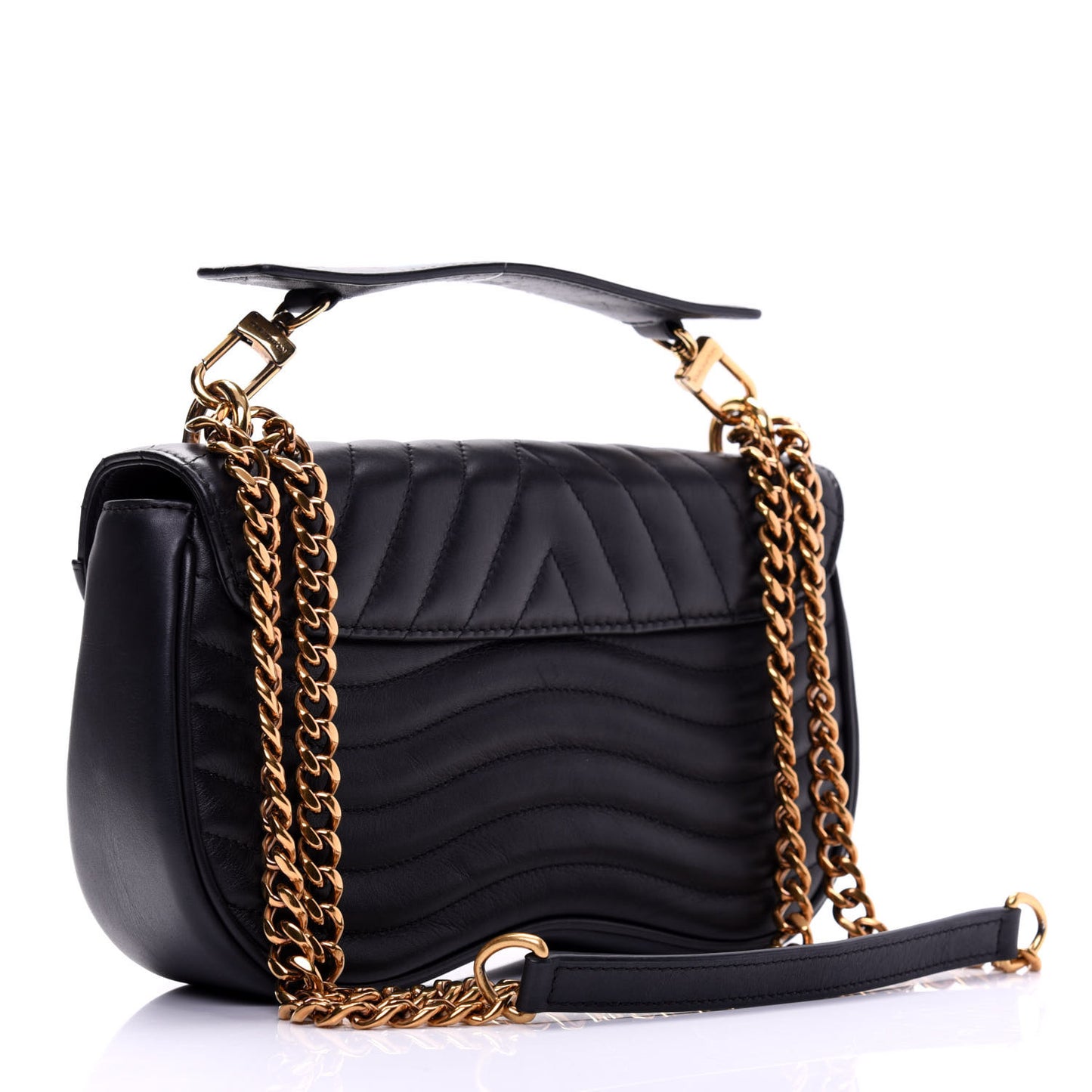 Calfskin New Wave Chain MM Black