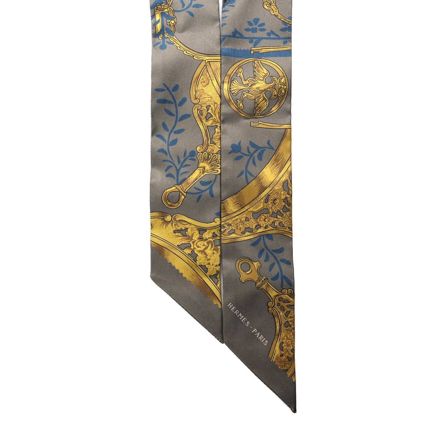 Silk Etriers Remix Twilly Vert De Gris Bleu Moyen