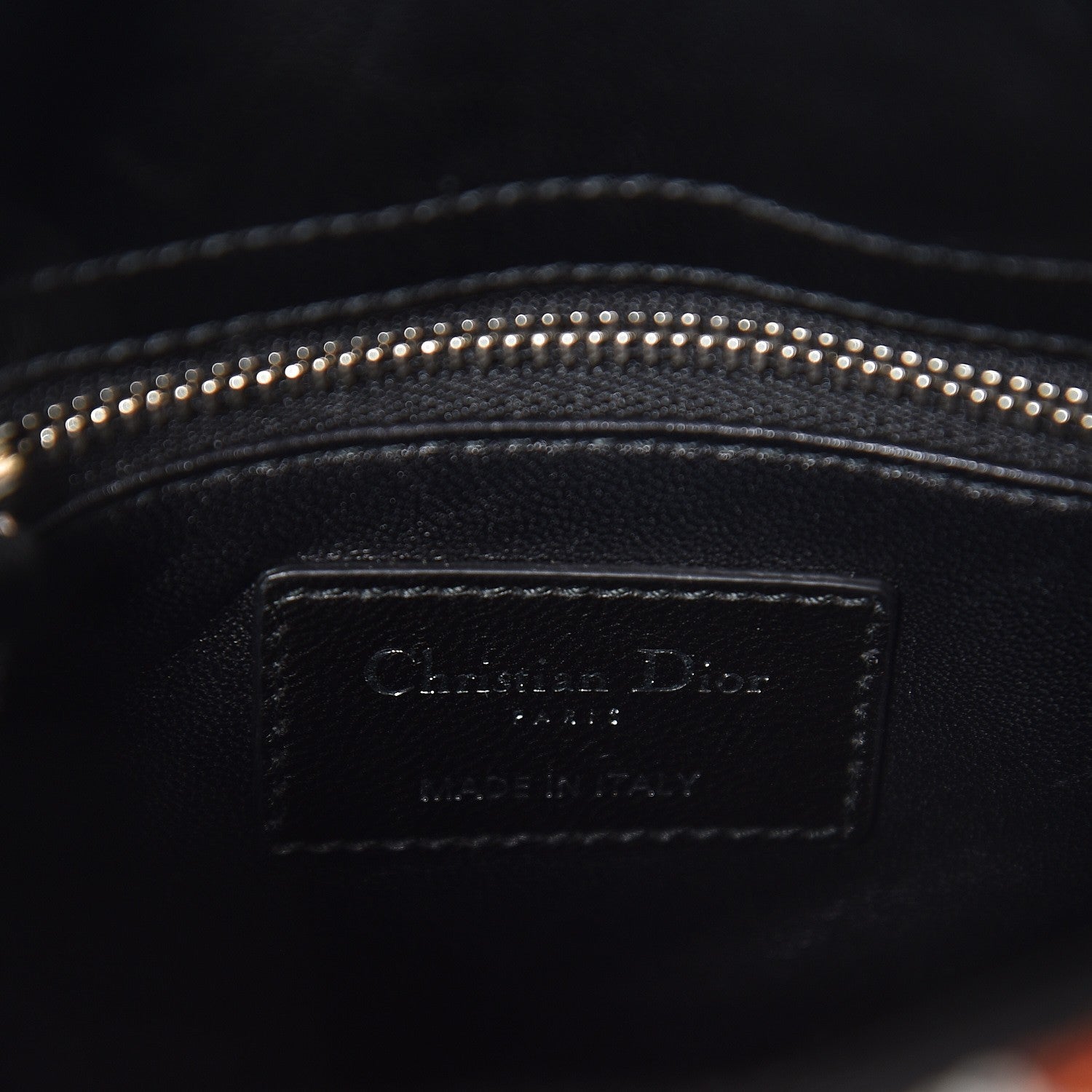 Christian Dior Sequin Embroidered Patent Medium Lady Dior Black Multicolor 6 of 8