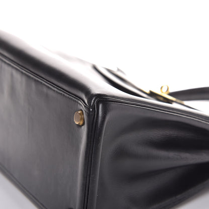 Hermes Box Kelly Retourne 28 Black 37 of 40