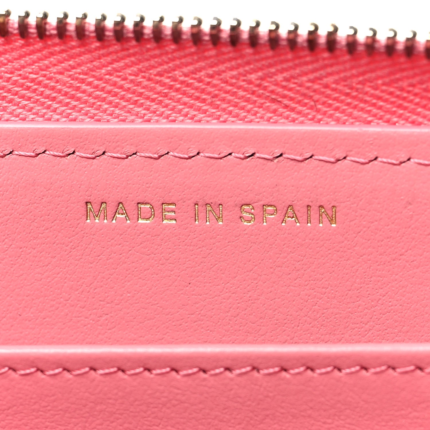 Chanel Caviar Quilted Zip Around Wallet Pink 7 of 13