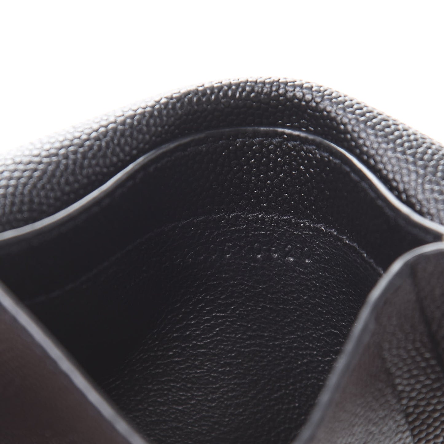 Grain De Poudre Uptown Monogram Card Case Black