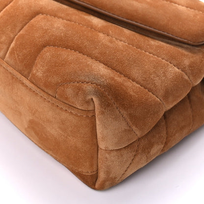 Saint Laurent Suede Toy Loulou Shoulder Bag Cinnamon 8 of 8