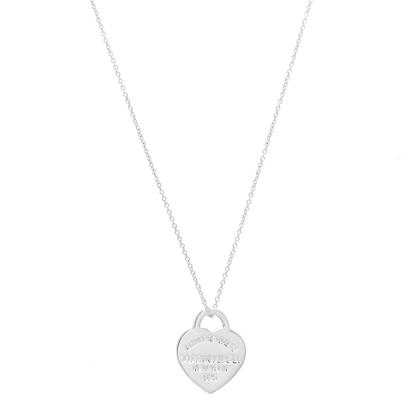 Sterling Silver Small Return to Tiffany Heart Pendant Necklace