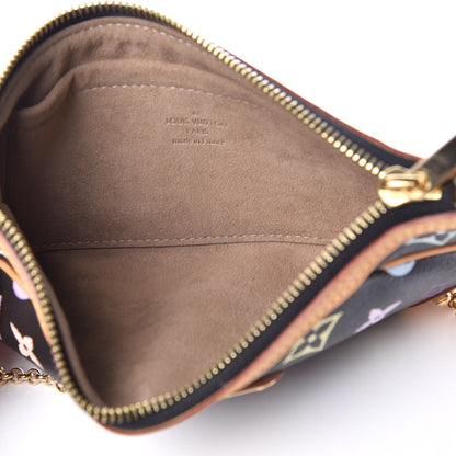 Louis Vuitton Monogram Multicolor Pochette Milla MM Black 5 of 7