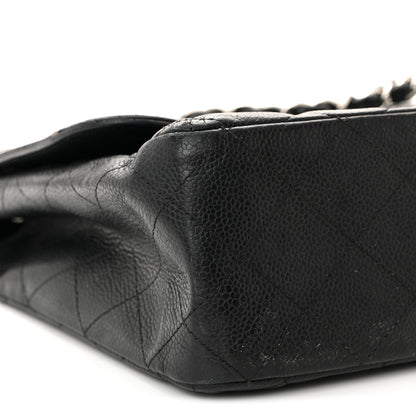 Chanel Caviar Quilted Jumbo Single Flap Black 9 of 10