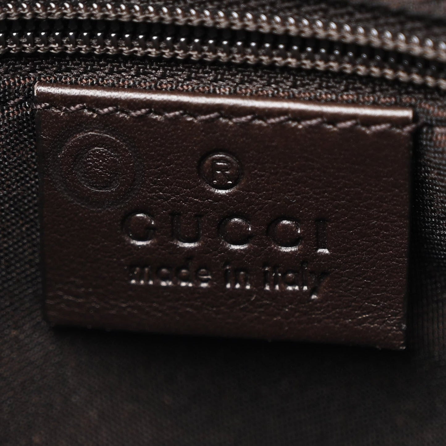 GG Plus Monogram Medium Flat Messenger Bag Dark Brown