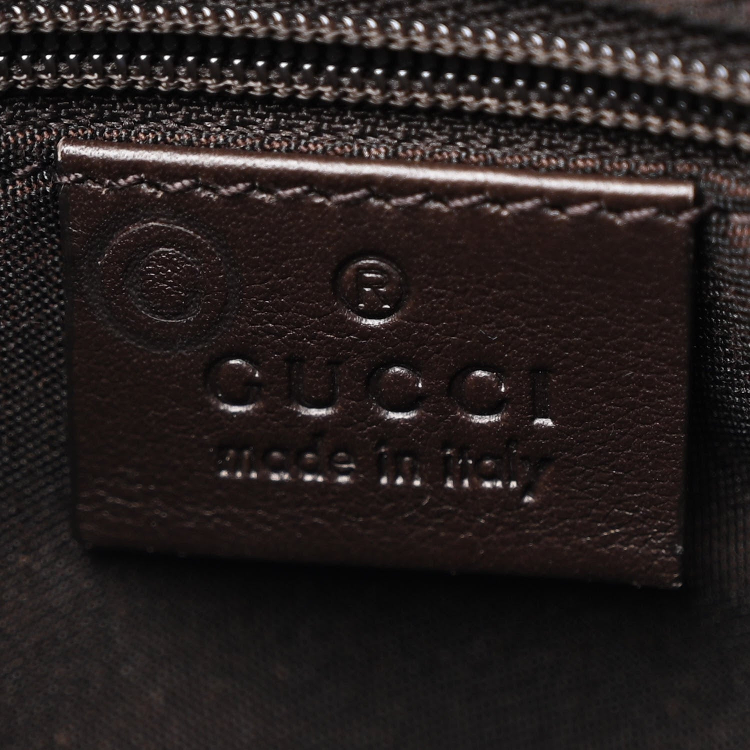 Gucci GG Plus Monogram Medium Flat Messenger Bag Dark Brown 6 of 7