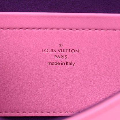 Louis Vuitton Lambskin Embossed Monogram Vuittamins Pochette Coussin Rose Violet 6 of 10