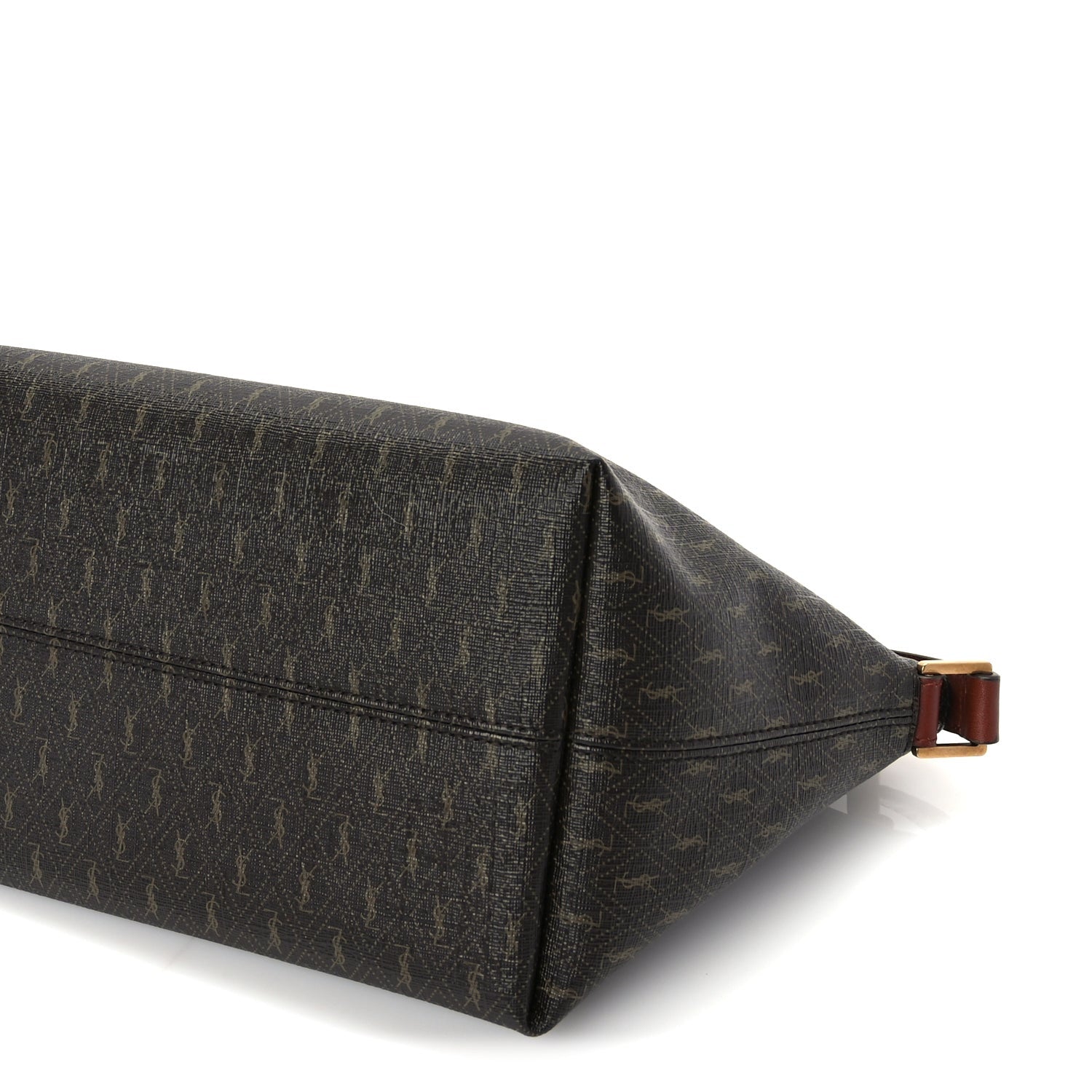 Saint Laurent Canvas Smooth Calfskin Le Monogramme Crossbody Bag Chestnut 8 of 8