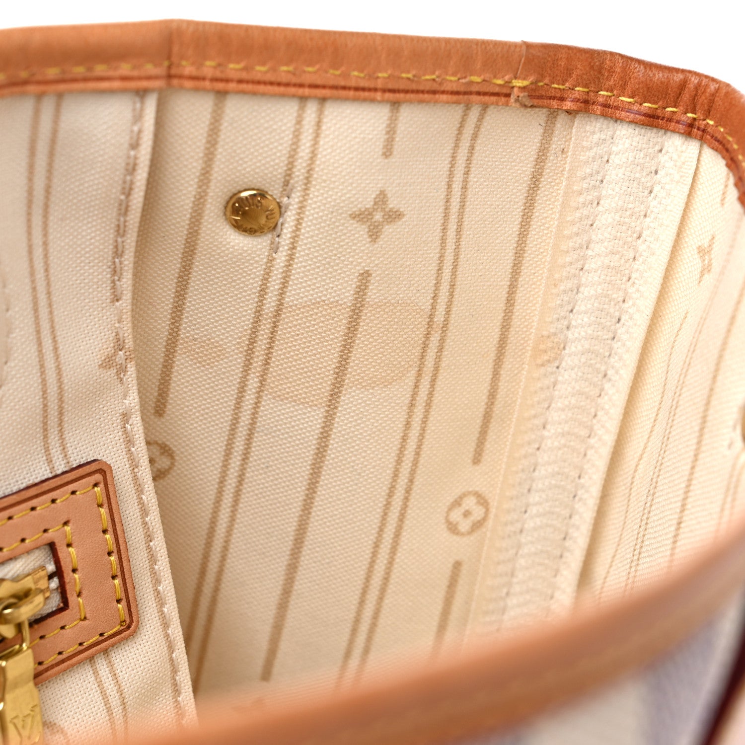 Louis Vuitton Damier Azur Neverfull PM 10 of 12