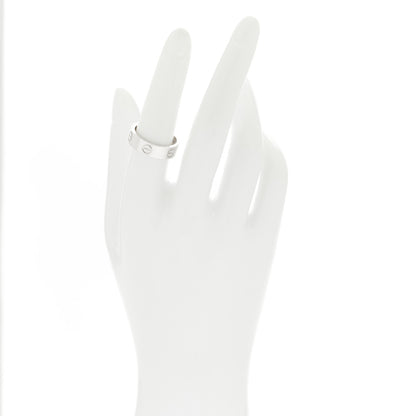 Cartier 18K White Gold 5.5mm LOVE Ring 54 6.75 2 of 4