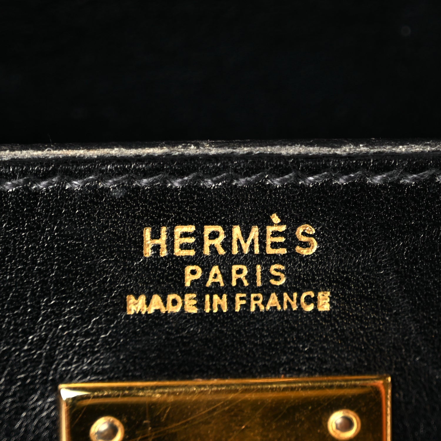 Hermes Box Kelly Retourne 32 Black 5 of 9