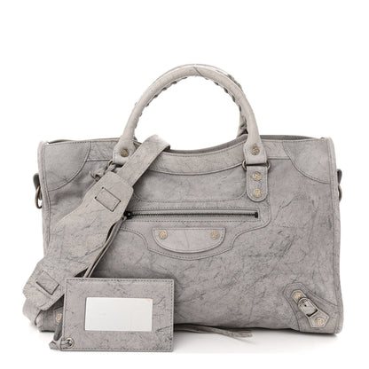 Balenciaga Agneau Marble Hardware City Grey 1 of 13