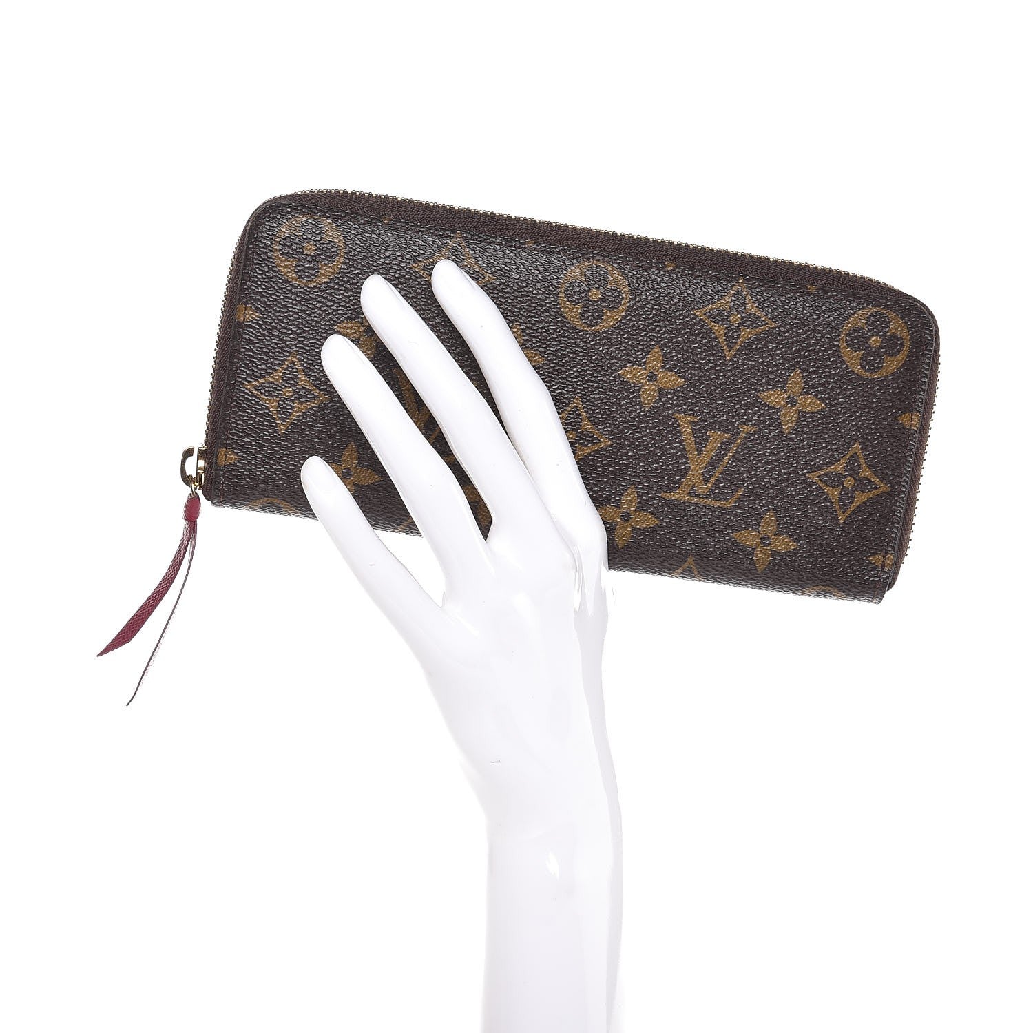 Louis Vuitton Monogram Clemence Wallet Fuchsia 2 of 7