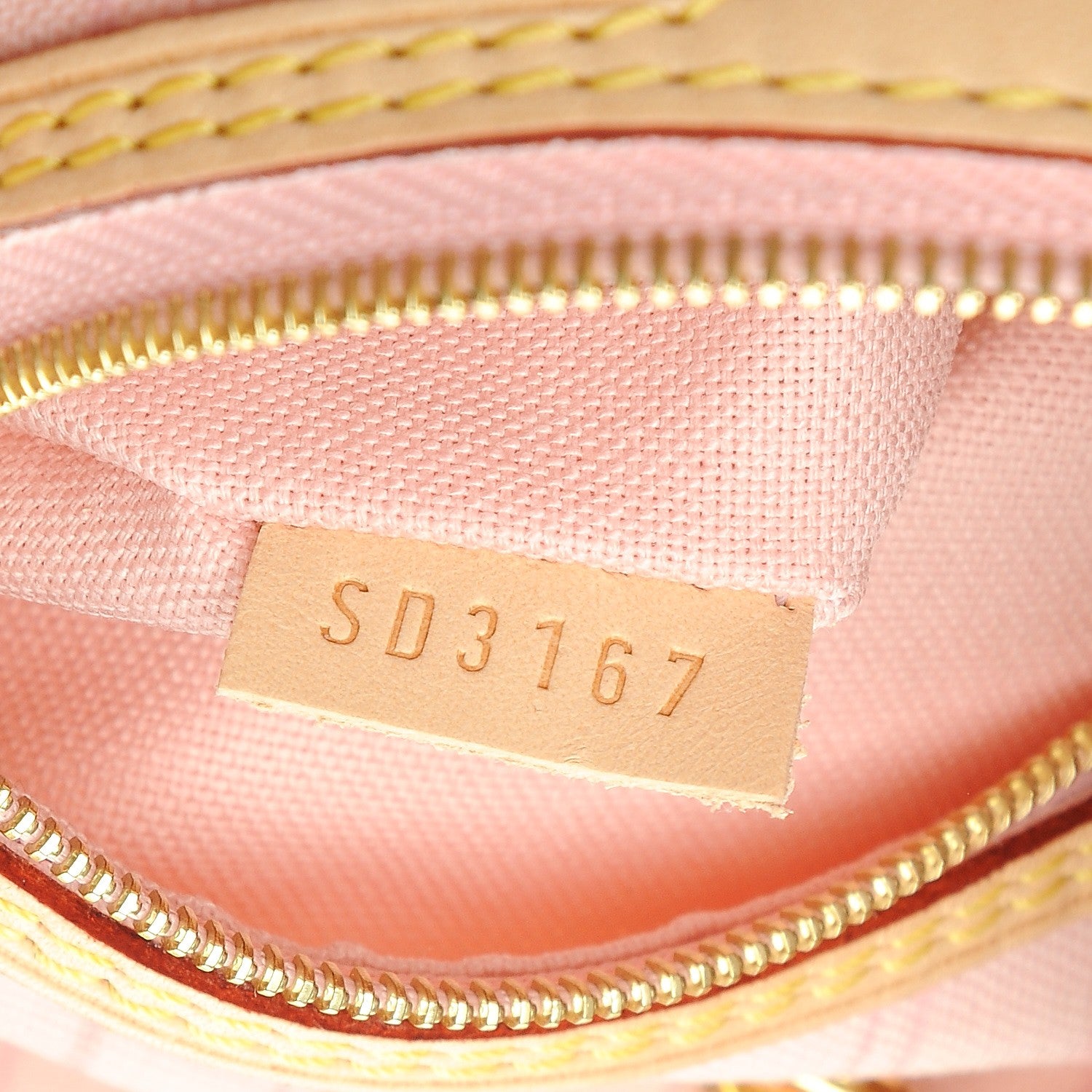Louis Vuitton Damier Azur Delightful MM Rose Ballerine 8 of 9