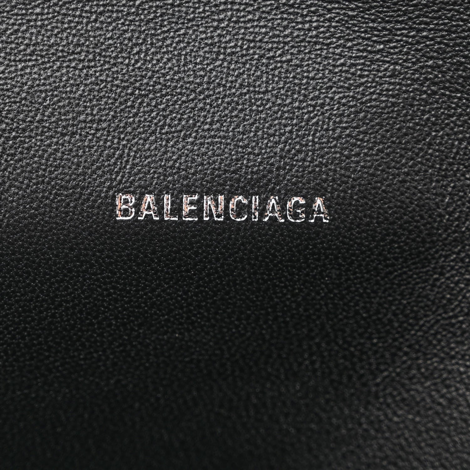 Balenciaga Shiny Paper Calfskin Floral Print Large Crush Sling Bag Black Red 6 of 11