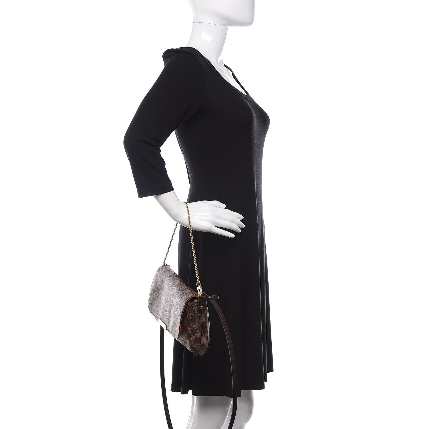 Louis Vuitton Damier Ebene Favorite MM 3 of 12