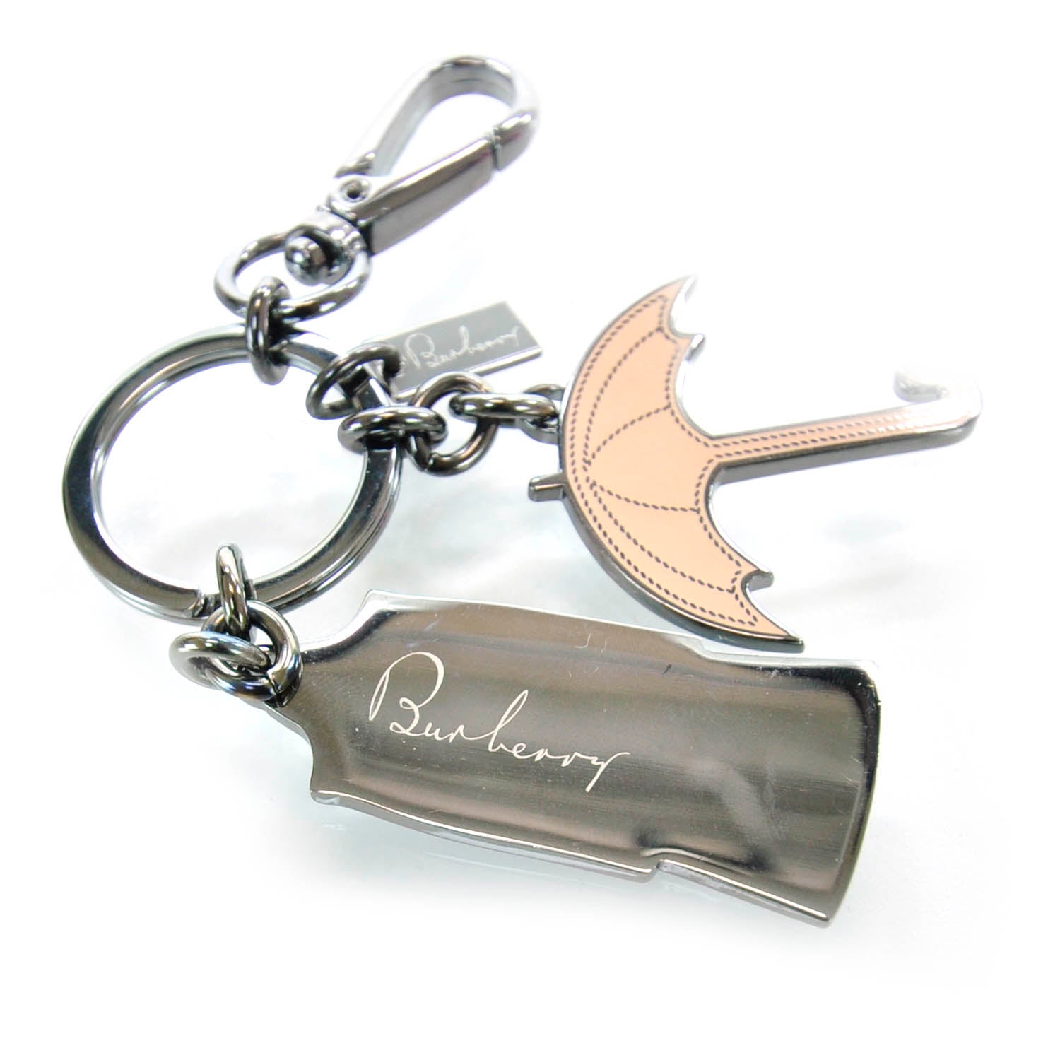 Burberry Trench Coat Umbrella Key Chain Bag Charm 2 of 4