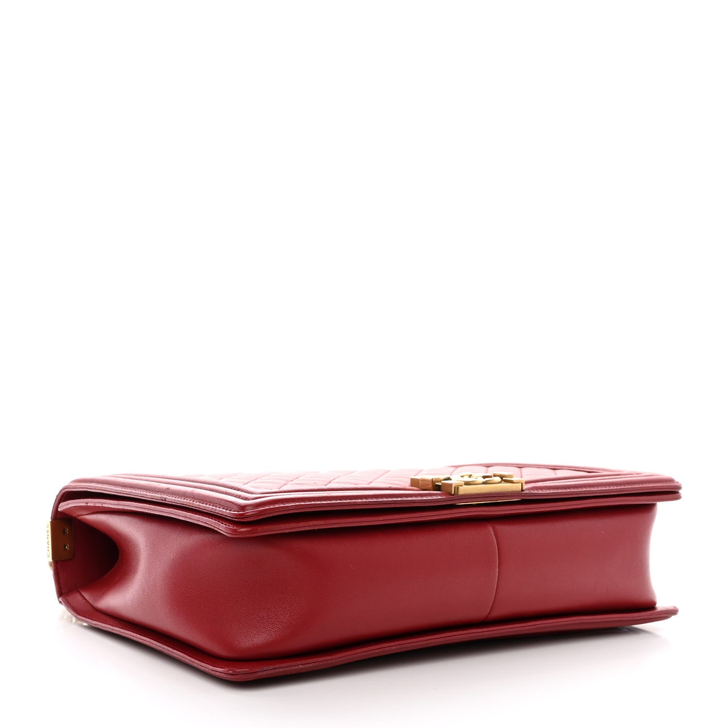 Chanel Lambskin Quilted Large Boy Flap Red 4 of 13