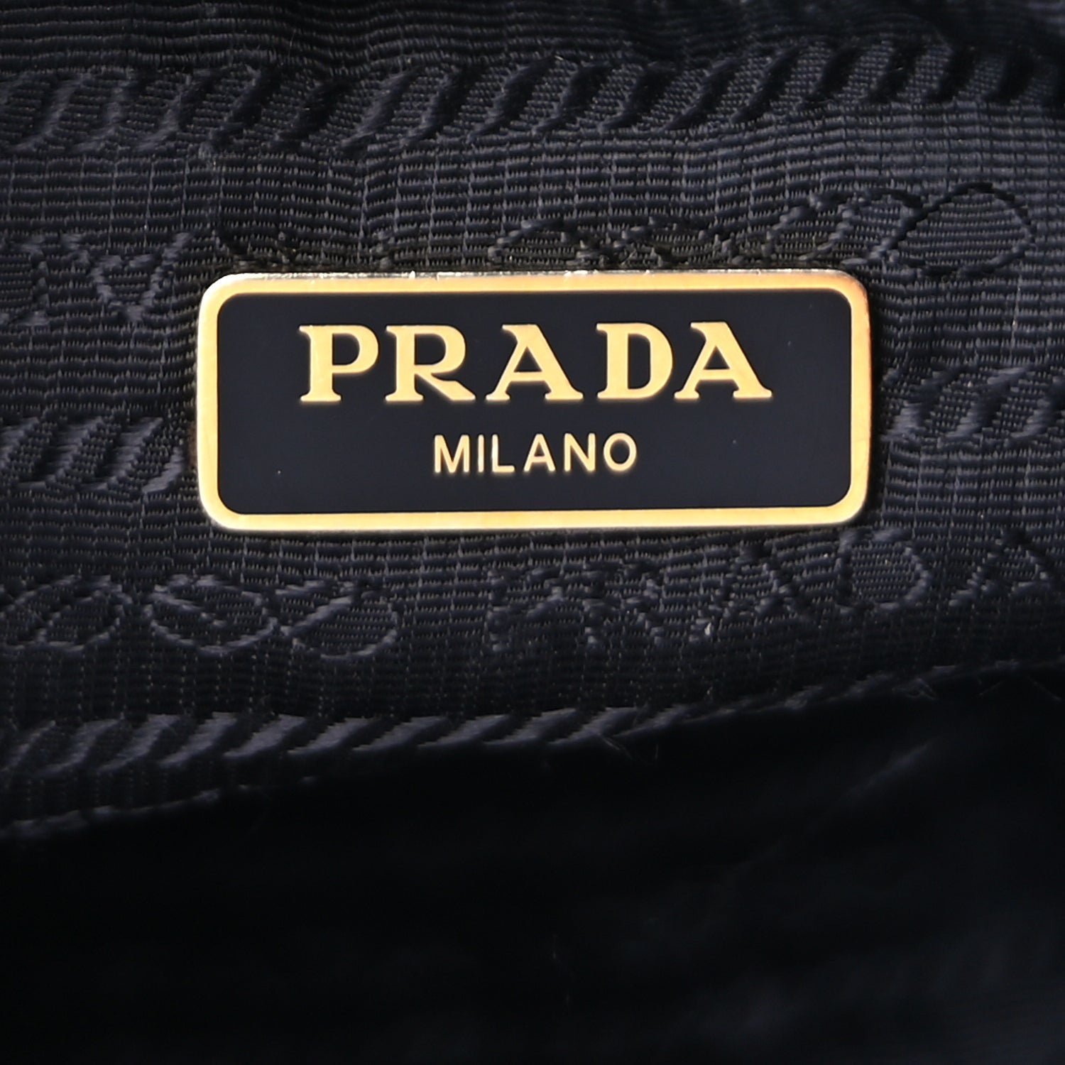 Prada Nylon Vela Saffiano Mini Bucket Crossbody Bag  Black 5 of 8