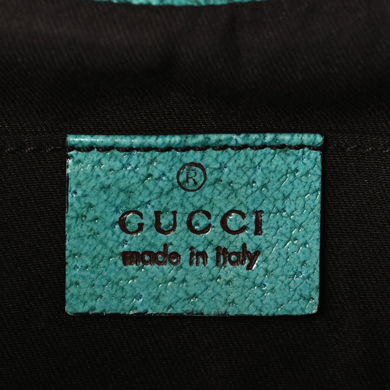 Gucci Monogram Small Bamboo Handbag Turquoise 5 of 8