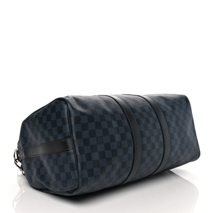 Louis Vuitton Damier Cobalt Keepall Bandouliere 45 3 of 12
