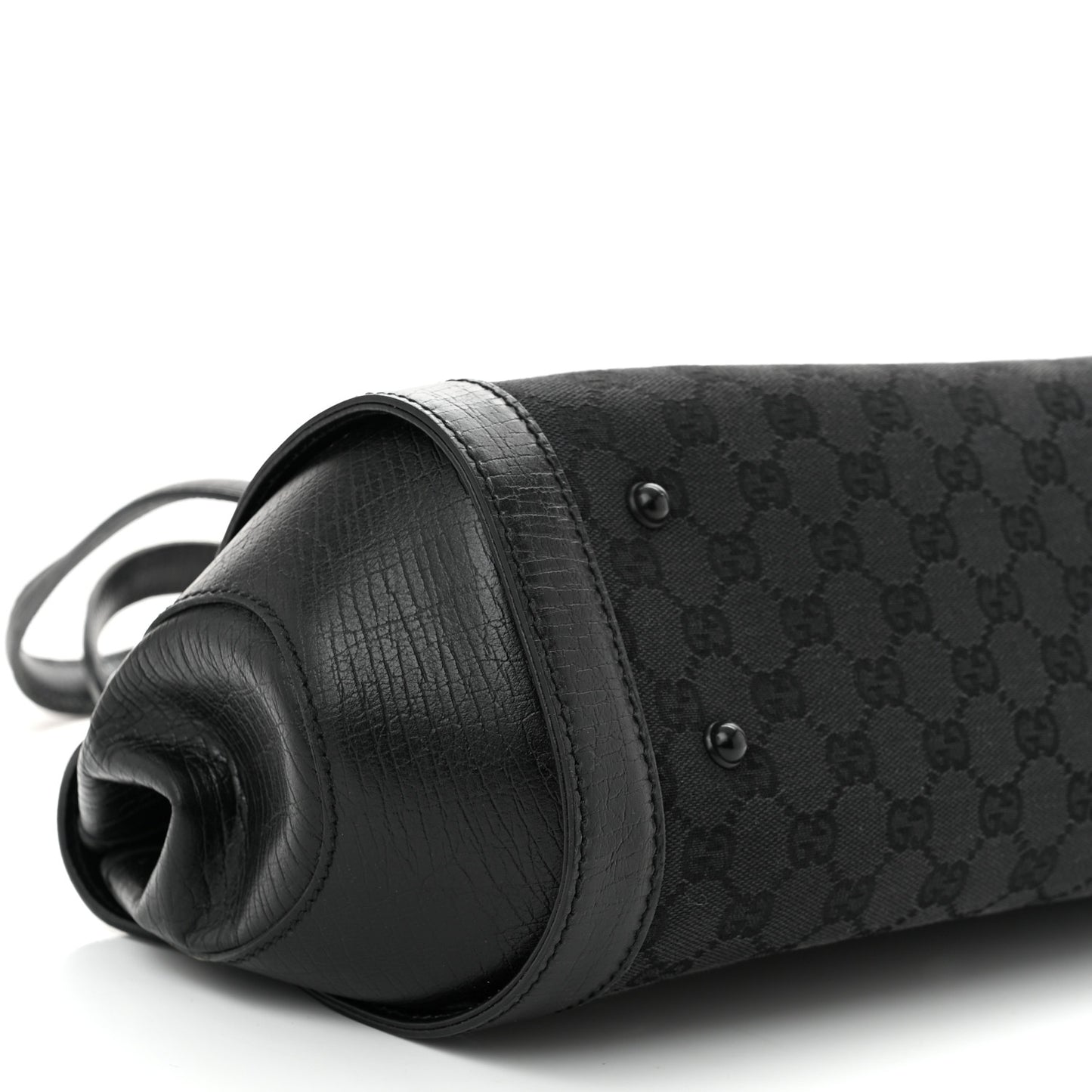 Monogram Bamboo Bullet Bag Black