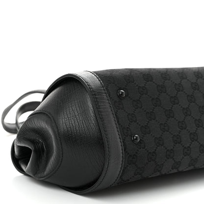 Gucci Monogram Bamboo Bullet Bag Black 9 of 10