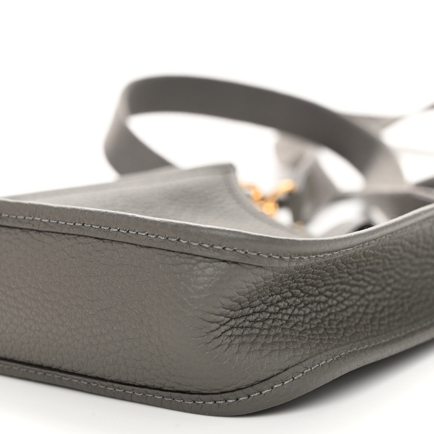 Hermes Taurillon Clemence Evelyne TPM Gris Meyer 9 of 9