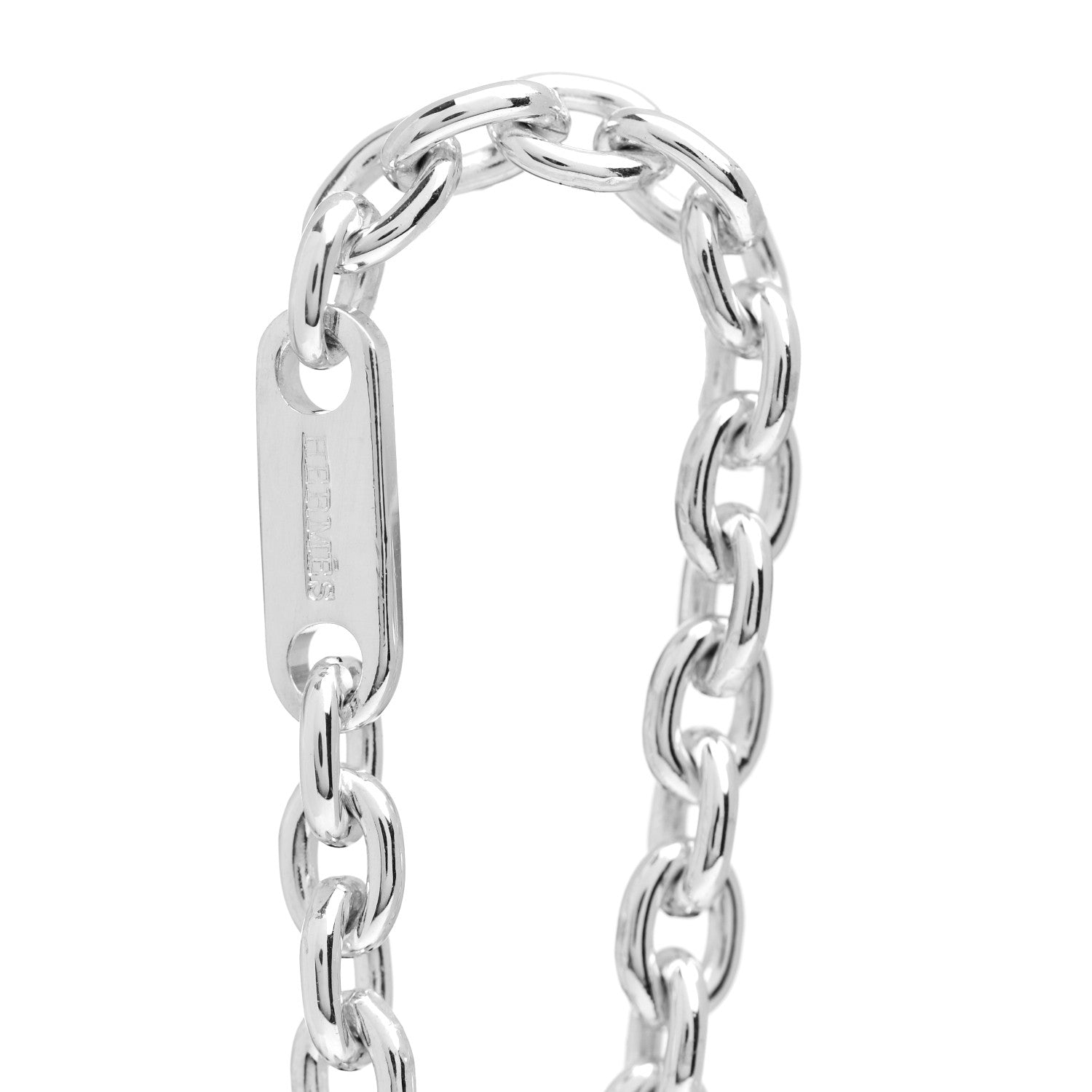 Hermes Sterling Silver Casino Bag Charm 3 of 4