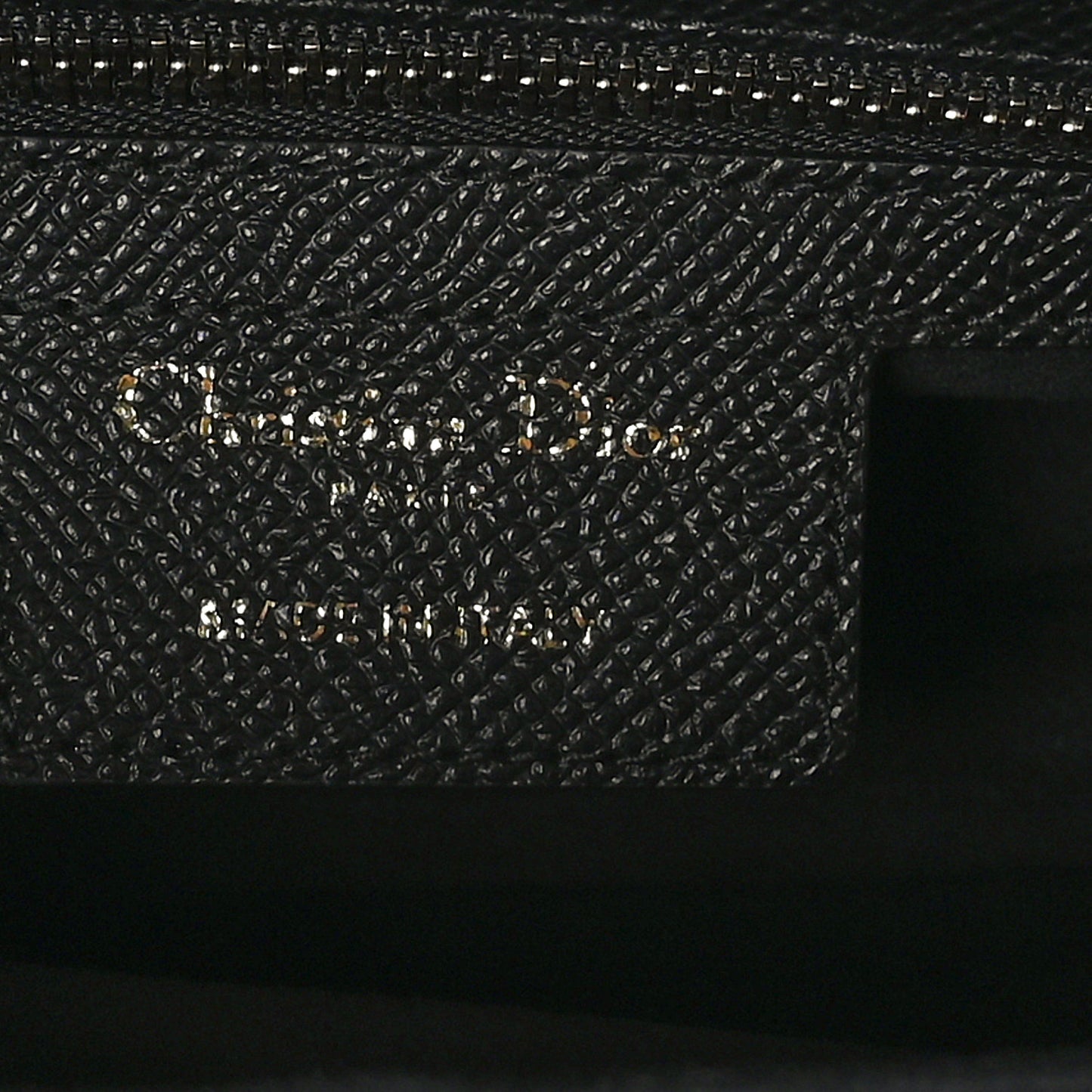 Grained Calfskin Saddle Bag With Strap Black