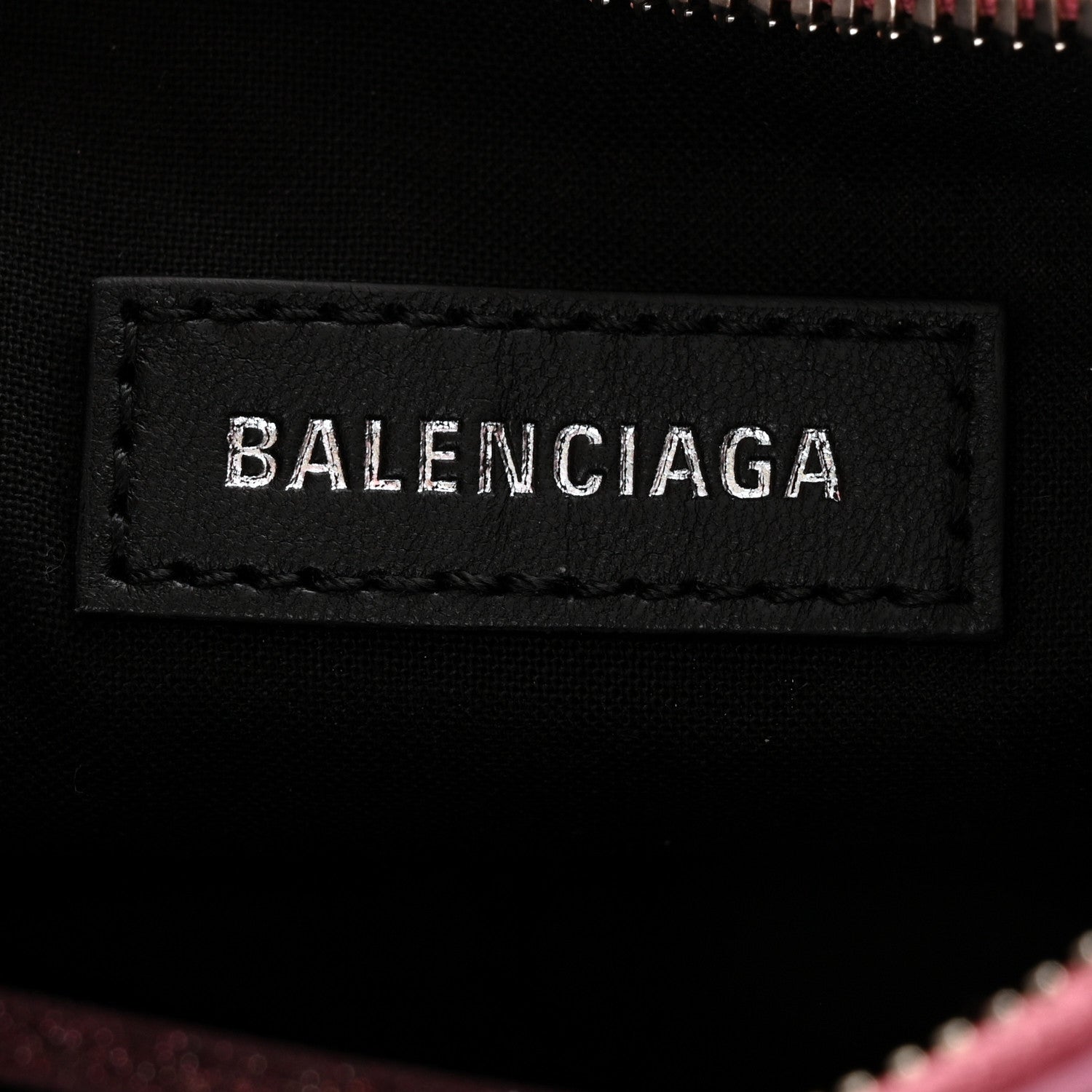 Balenciaga Sparkling Fabric Le Cagole Shoulder Bag XS Sweet Pink 7 of 11