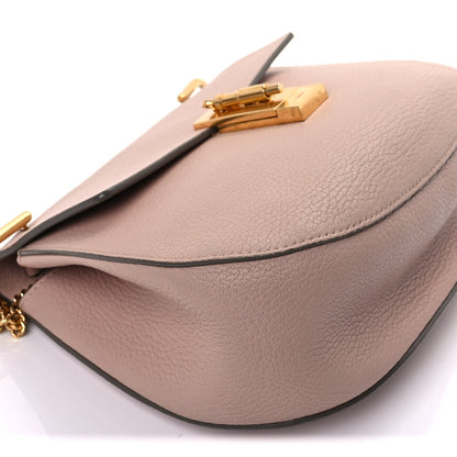 Chloe Grained Lambskin Medium Drew Shoulder Bag Cement Pink 8 of 8