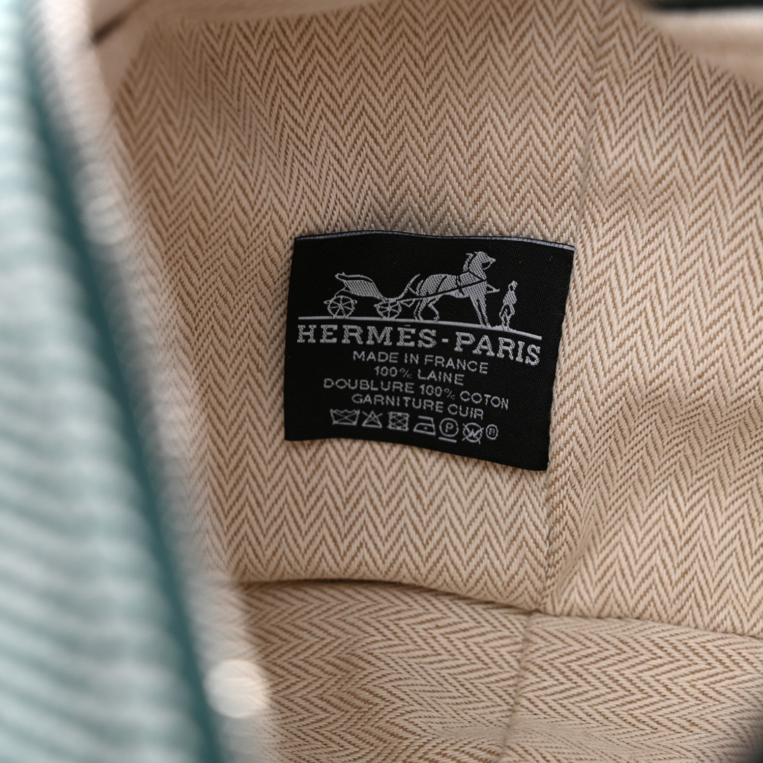 Hermes Wool Small Bride-A-Brac H Natte Pouch Vert Foret 6 of 8