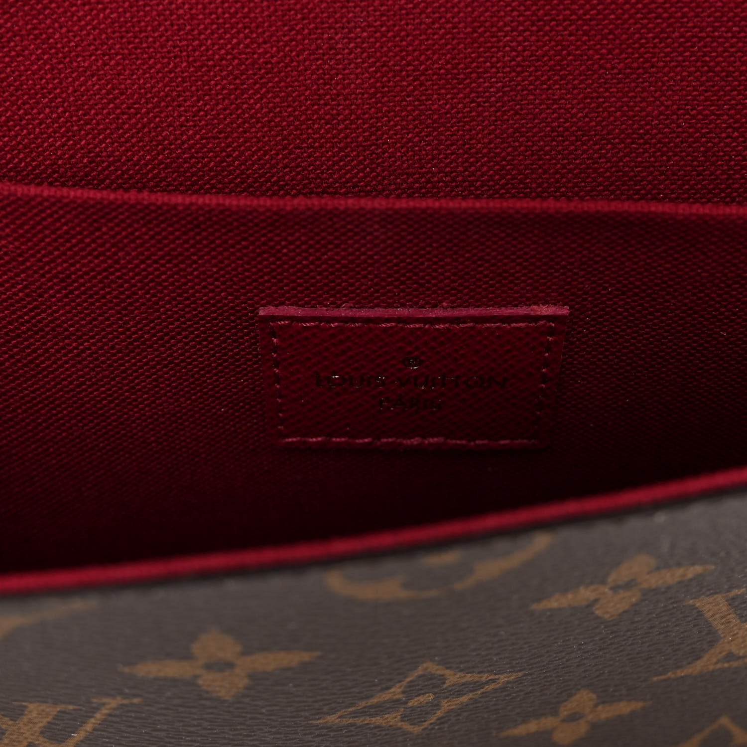 Louis Vuitton Monogram Pochette Felicie Chain Wallet Fuchsia 7 of 10