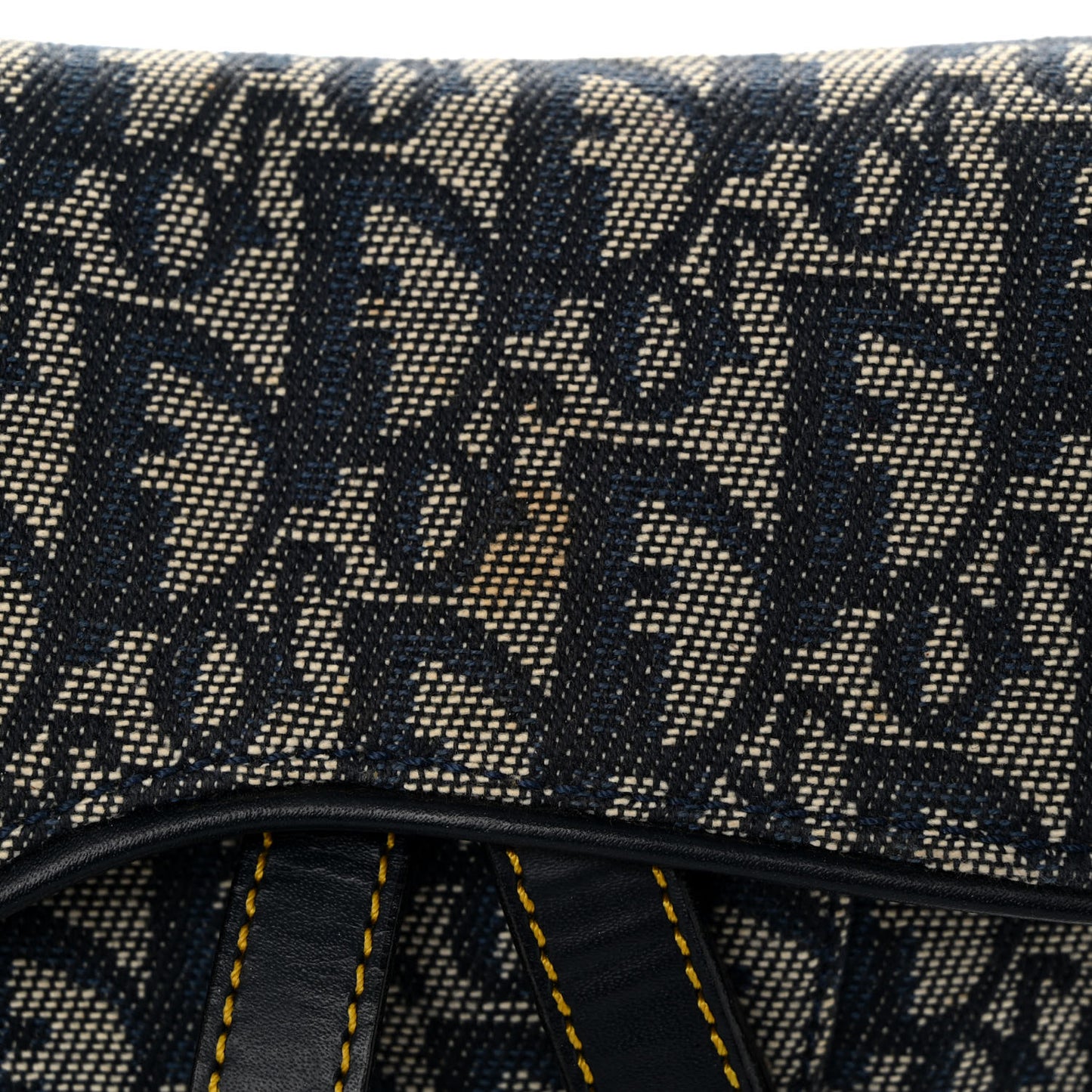 Monogram Saddle Bag Blue