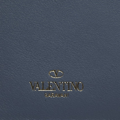 Valentino Garavani Calfskin Rockstud Continental Wallet London Stone 15 of 17