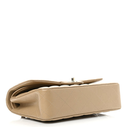 Chanel Caviar Quilted Medium Double Flap Dark Beige 4 of 12