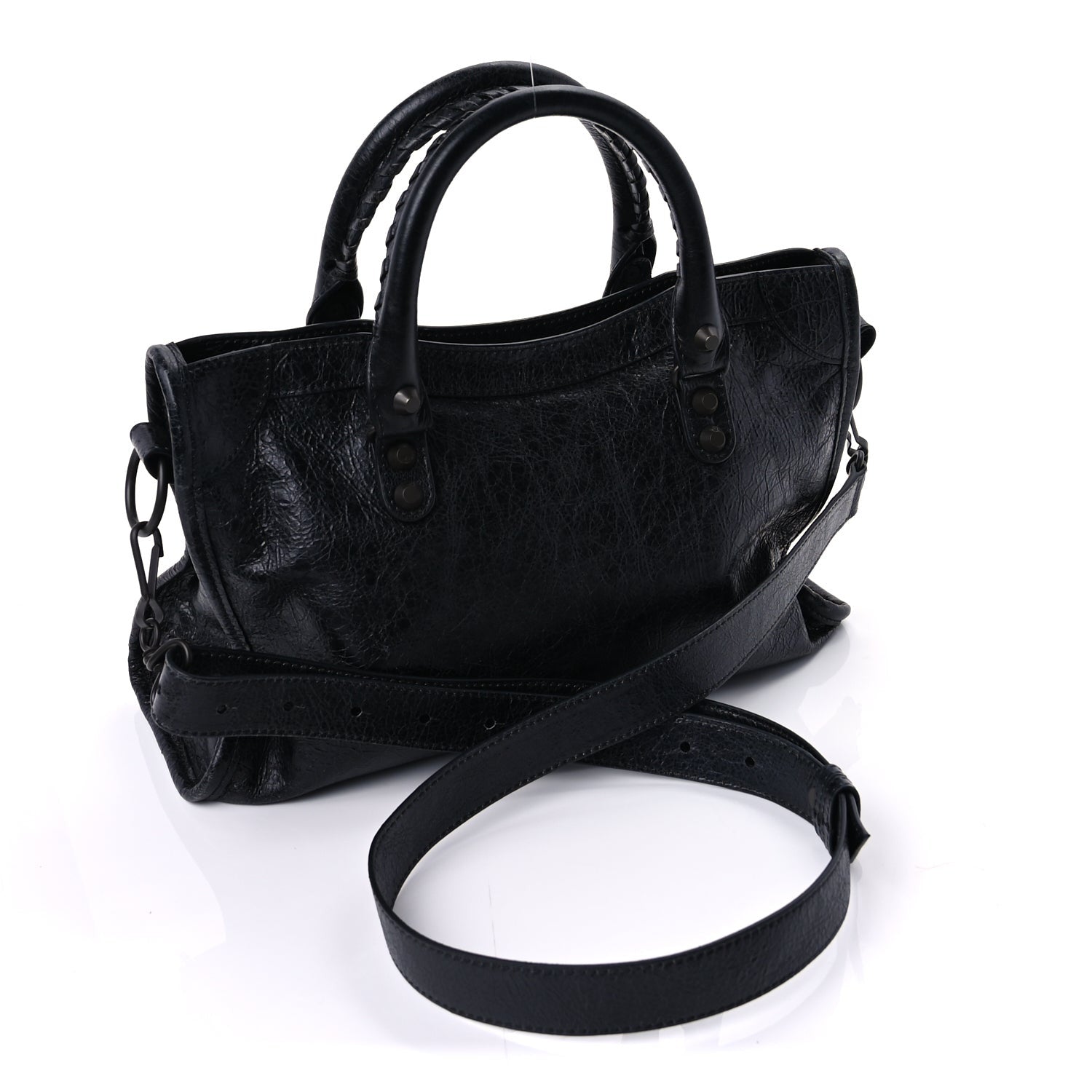 Balenciaga Agneau Arena Classic Hardware Small Le City  Black 2 of 7