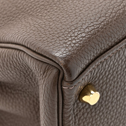 Hermes Togo Kelly Retourne 32 Chocolate 16 of 17