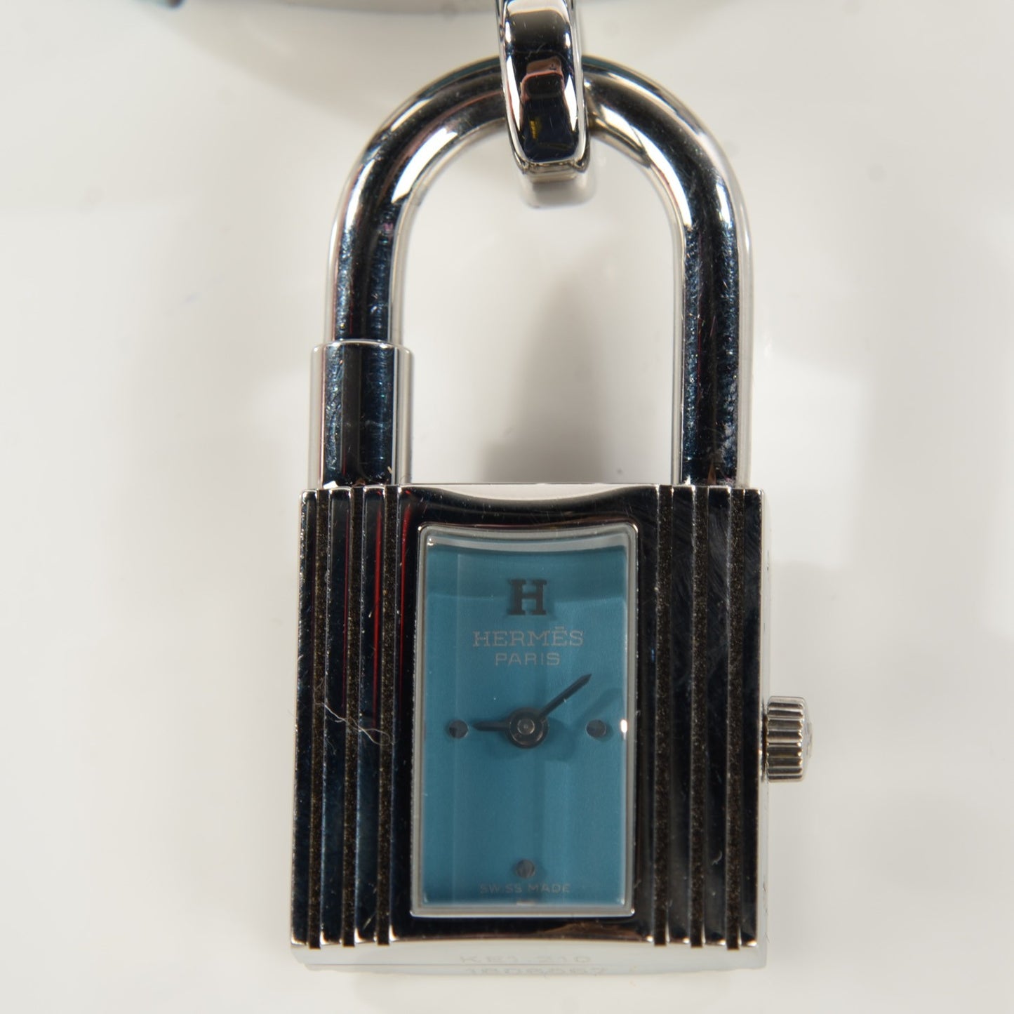 Stainless Steel Courchevel 20mm Kelly Cadena Quartz Watch Blue Jean