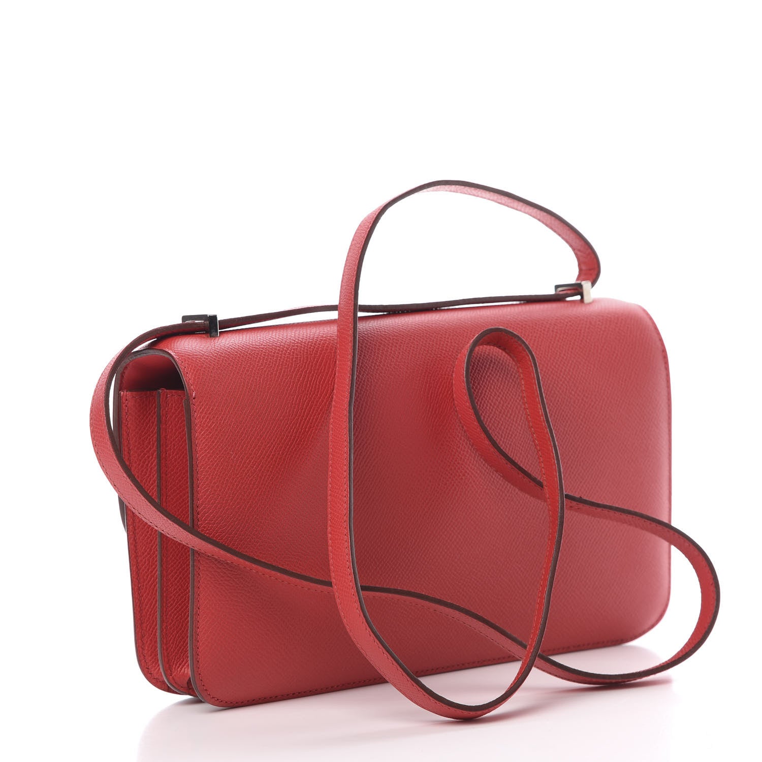 Hermes Epsom Constance Elan 25 Rouge Casaque 3 of 11